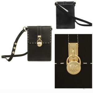 Michael Kors Hamilton Lock Leather Belt Bag size M NWT